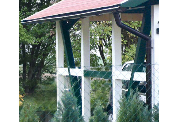 Regenrinnen-Set 600 cm, PVC in braun