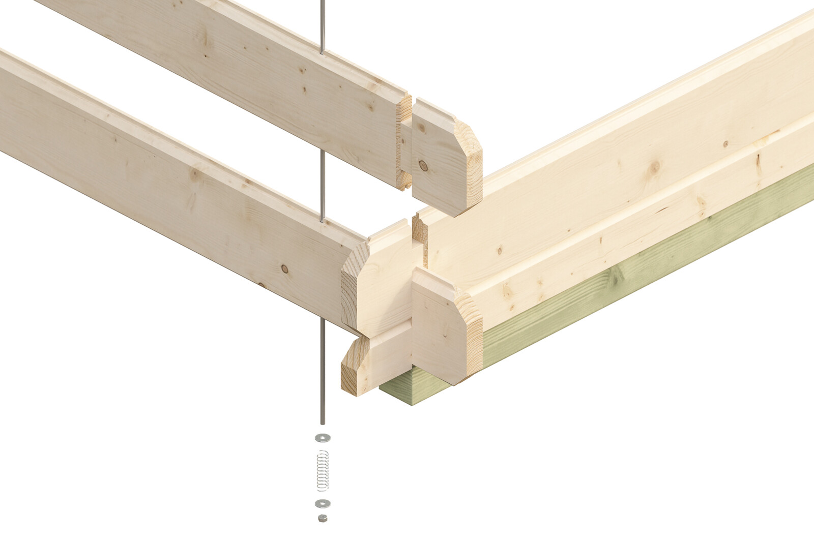 Gartenhaus Ibiza 250 x 200 cm, natur