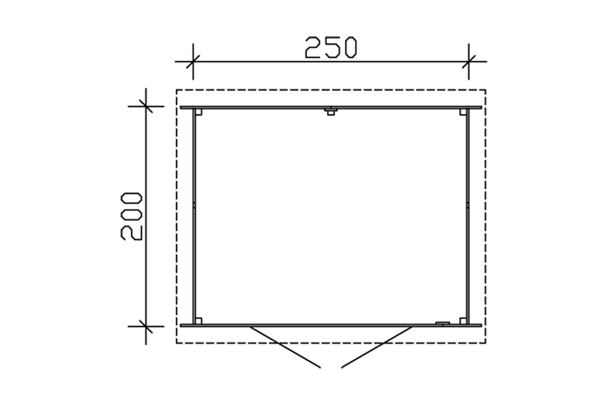 Korfu BBH 250x200cm, 19mm