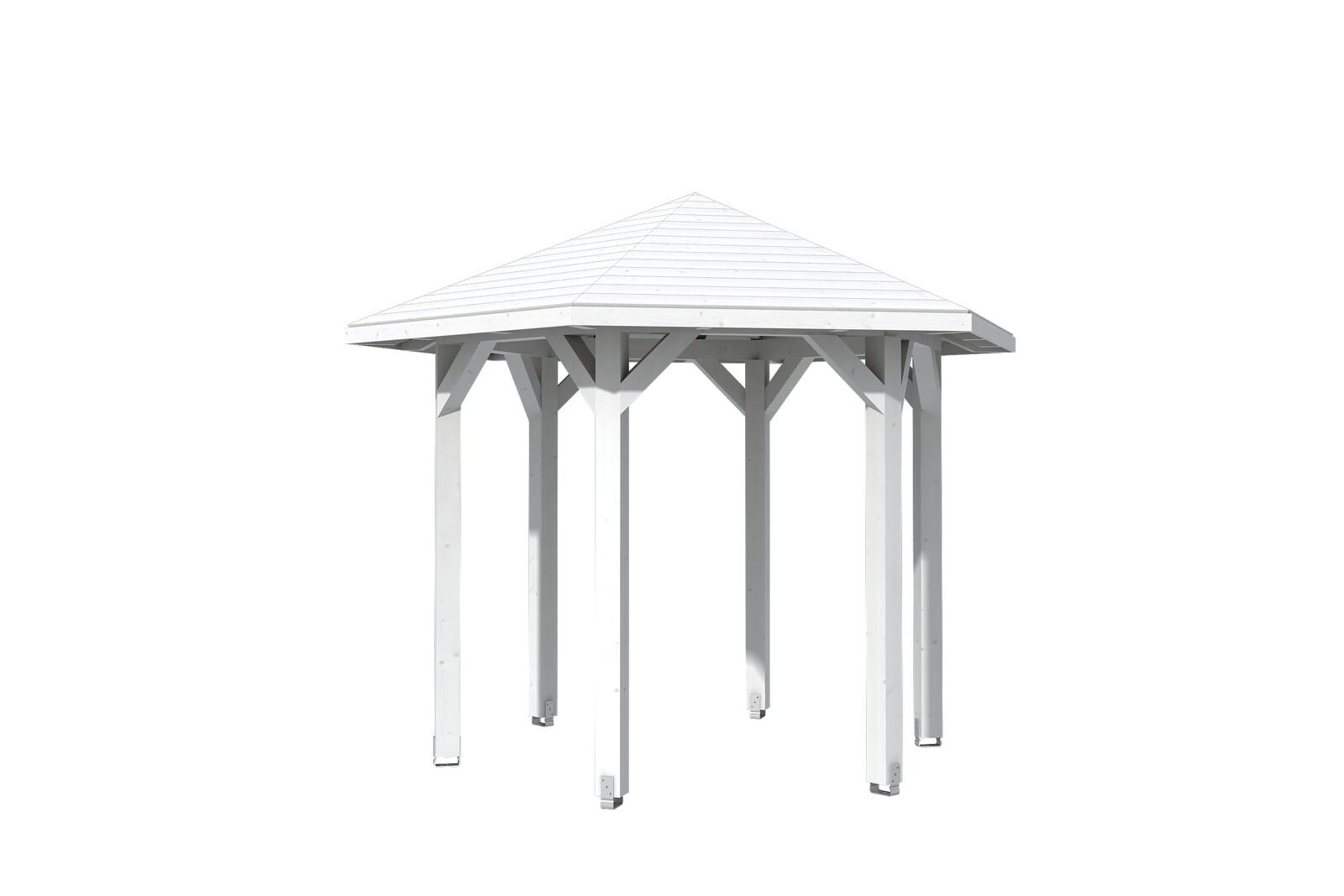 Pavillon Nancy 1, Leimholz, weiss