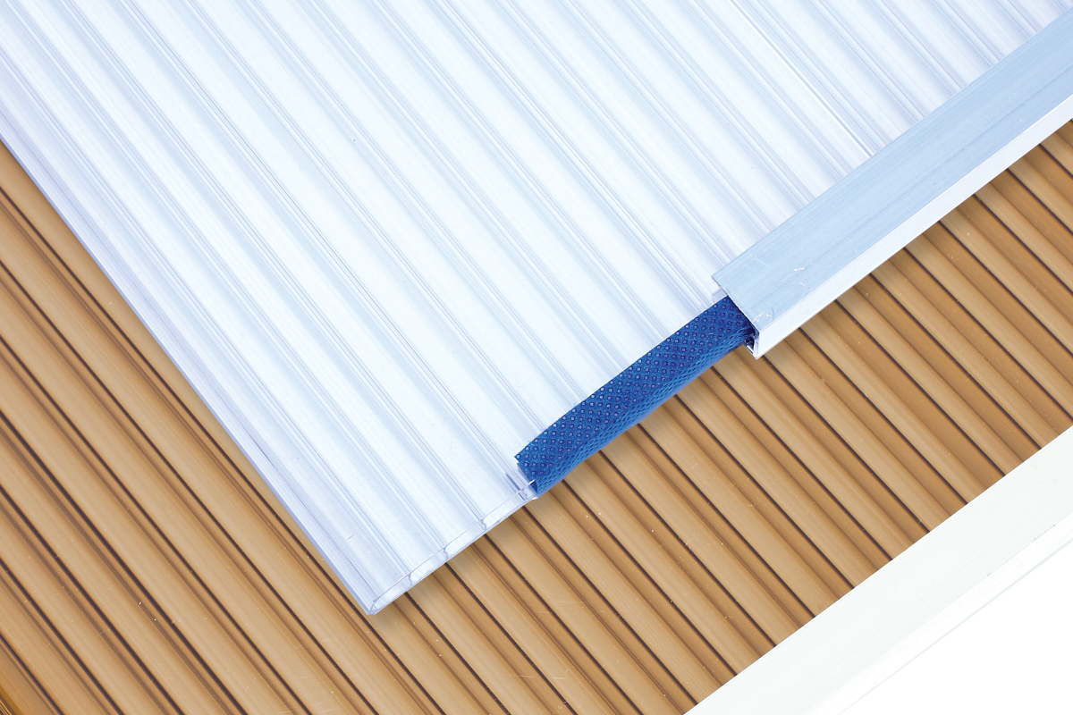 Details von Doppelstegplatten