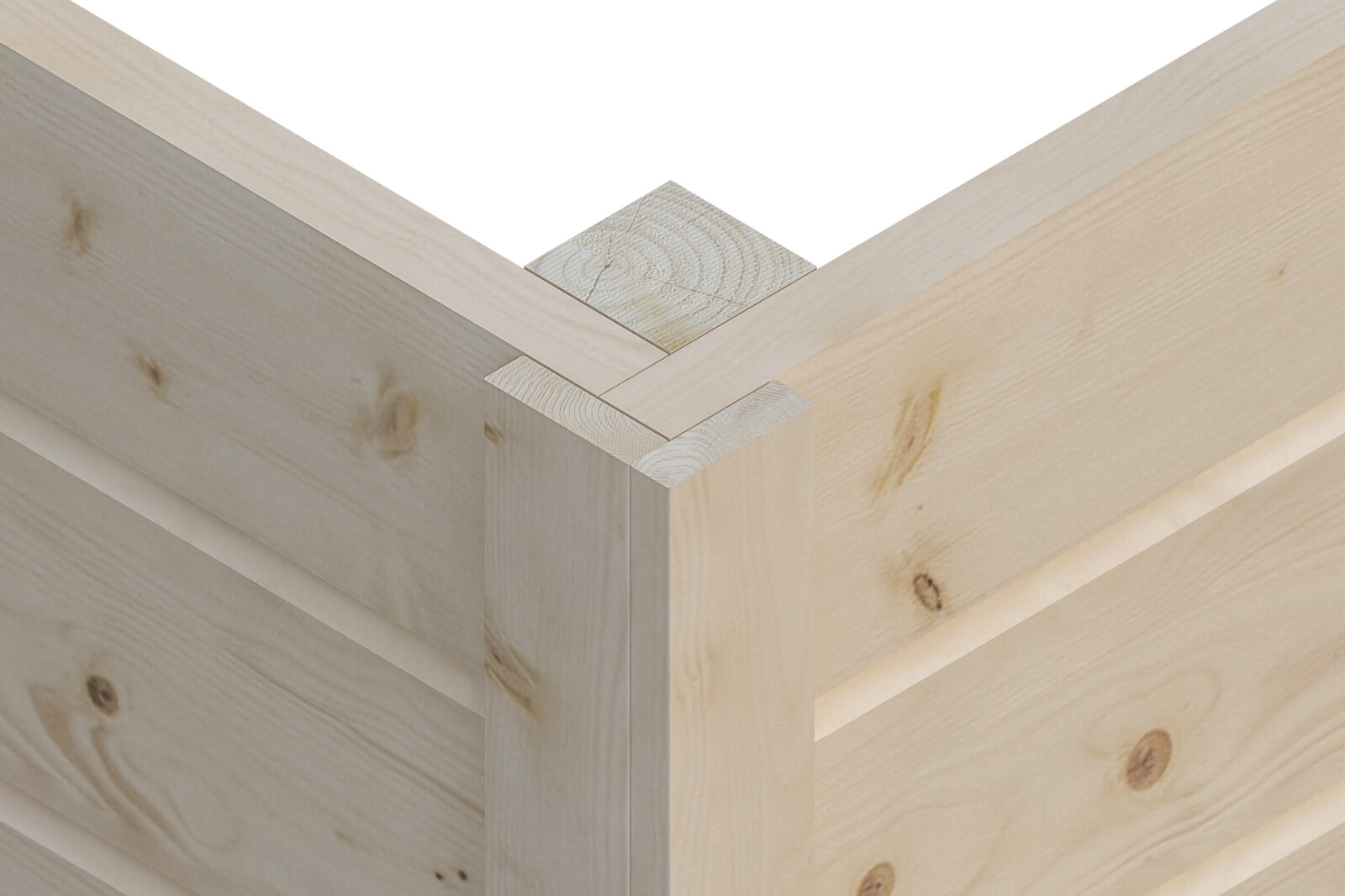 Abri de bûches OLE 300x250cm, 28mm, non traité