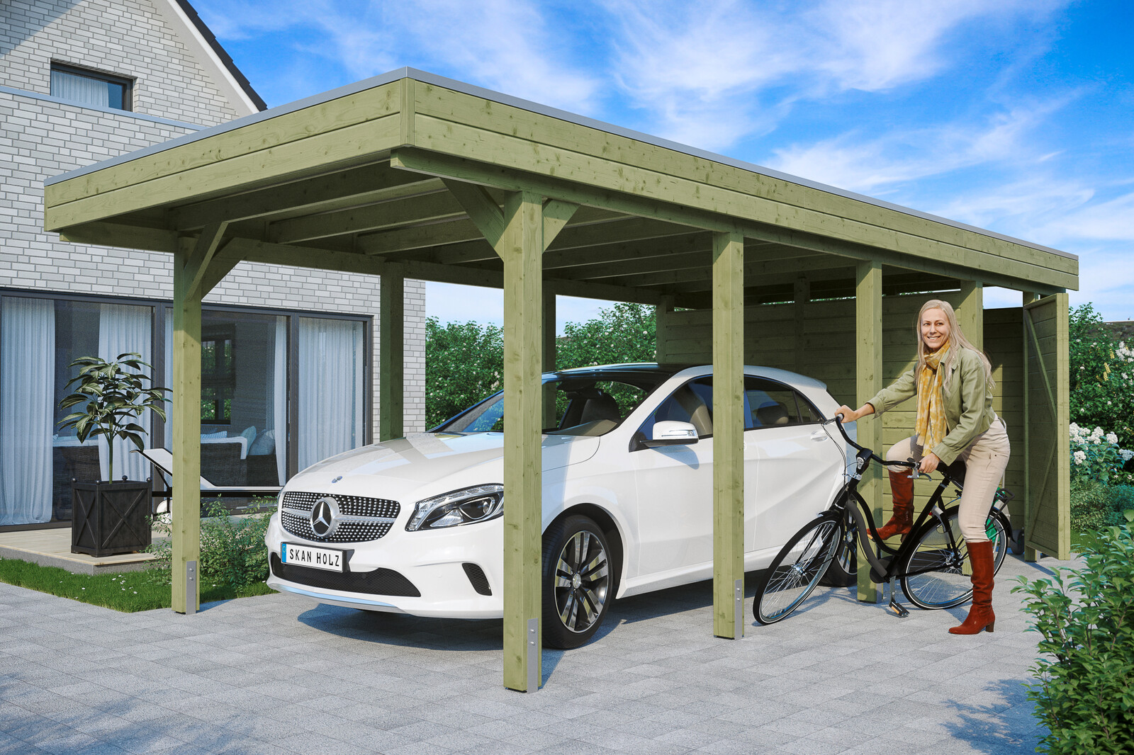 Carport Friesland Set 2