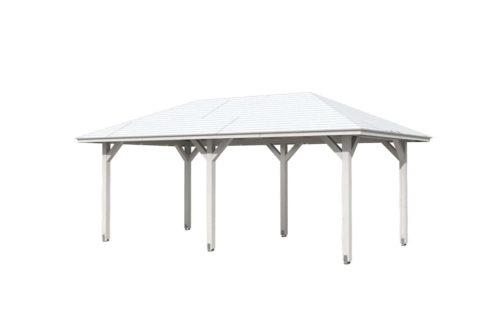 Pavillon Orleans 1, Leimholz, weiss