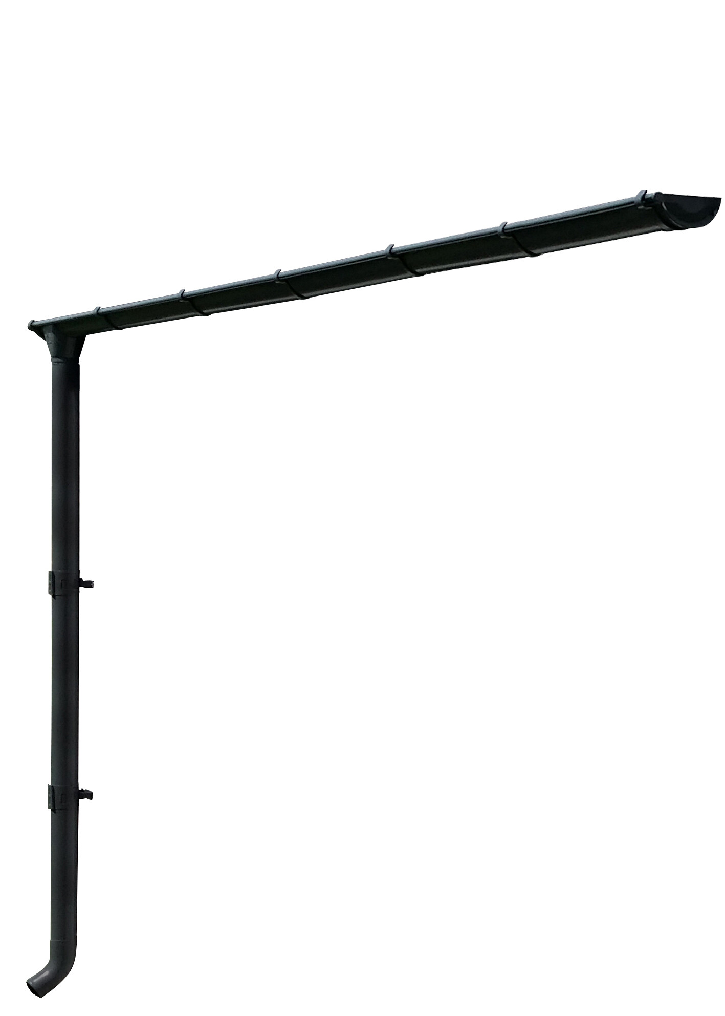 Dešťový okap 335 cm, Ocel, antracit