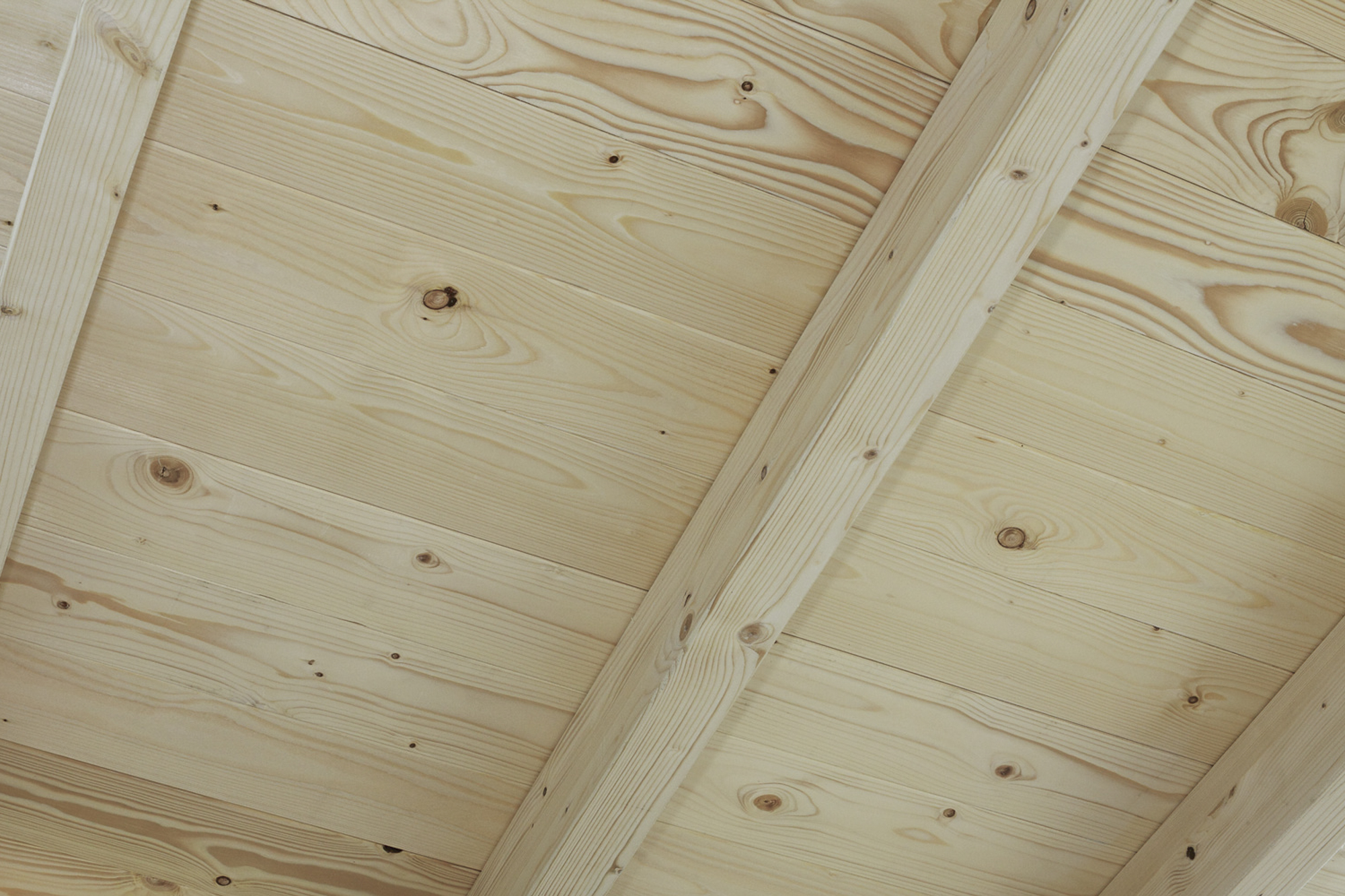 Carport Schwarzwald 684 x 772 cm mit Rückwand, eiche hell, mit Dachschalung