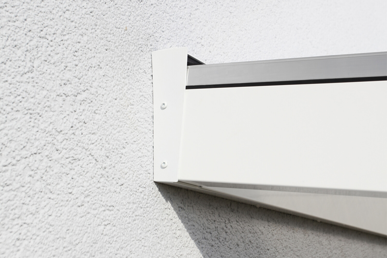 Terrassenüberdachung Genua 434 x 257 cm, Aluminium, weiß