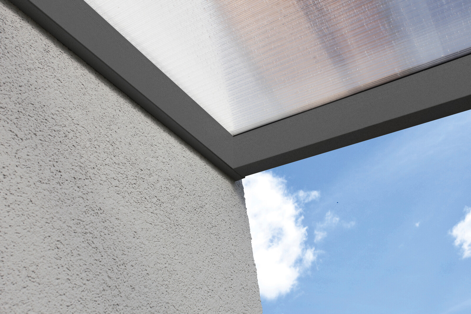 Terrassenüberdachung Garda 541 x 307 cm, Aluminium, anthrazit