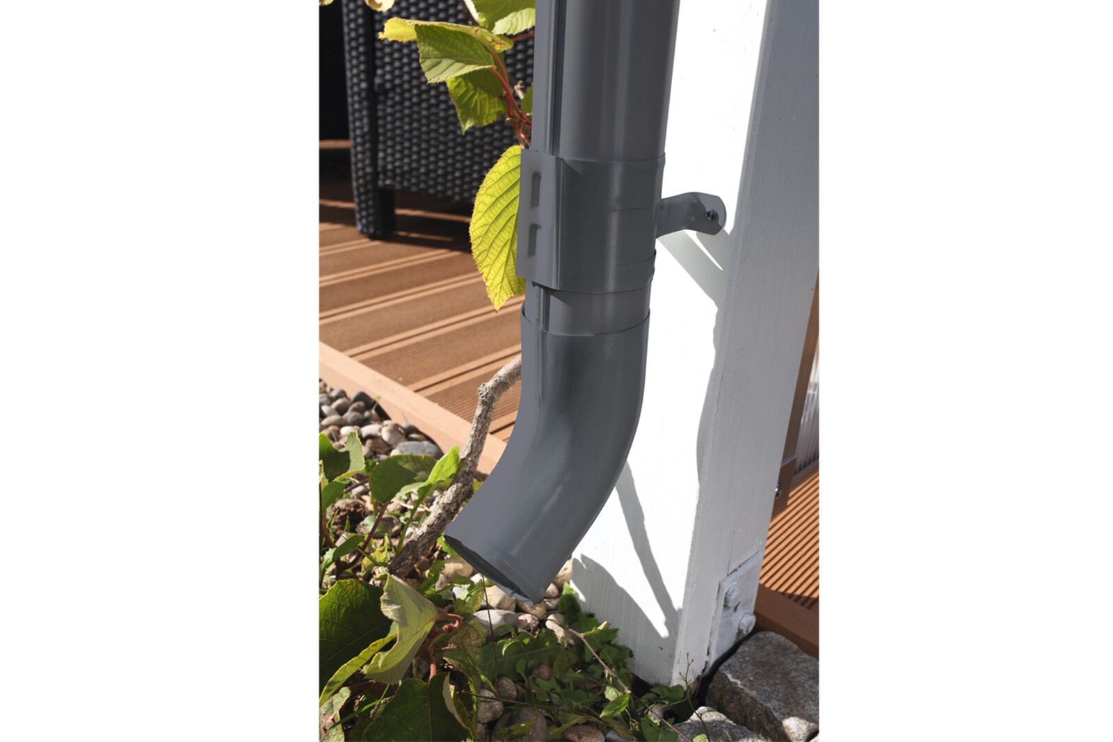 Dešťový okap 324cm, Ocel, antracit