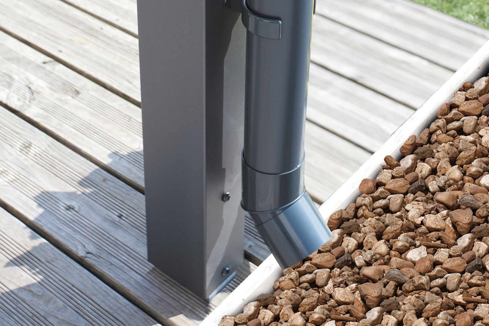 Terrassenüberdachung Modena 541 x 307 cm, Aluminium, anthrazit