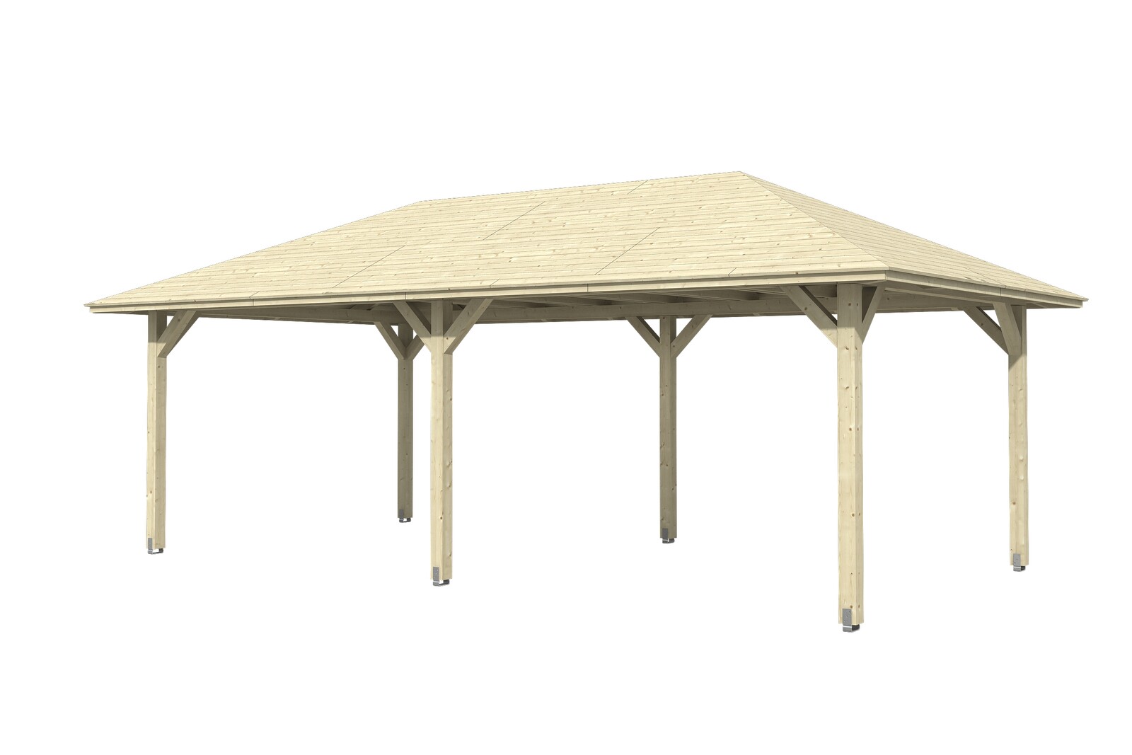 Pavillon Orleans 2, Leimholz, natur