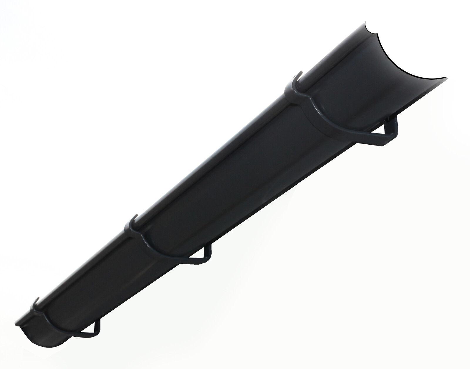 Dešťový okap-Sada pro prodloužení 167 cm, Ocel, antracit