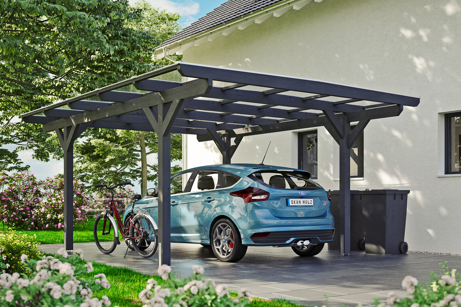 Einzelcarport Odenwald