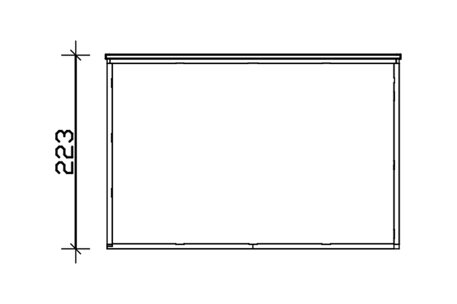 Gartenhaus Perth 4, 337 x 253 cm