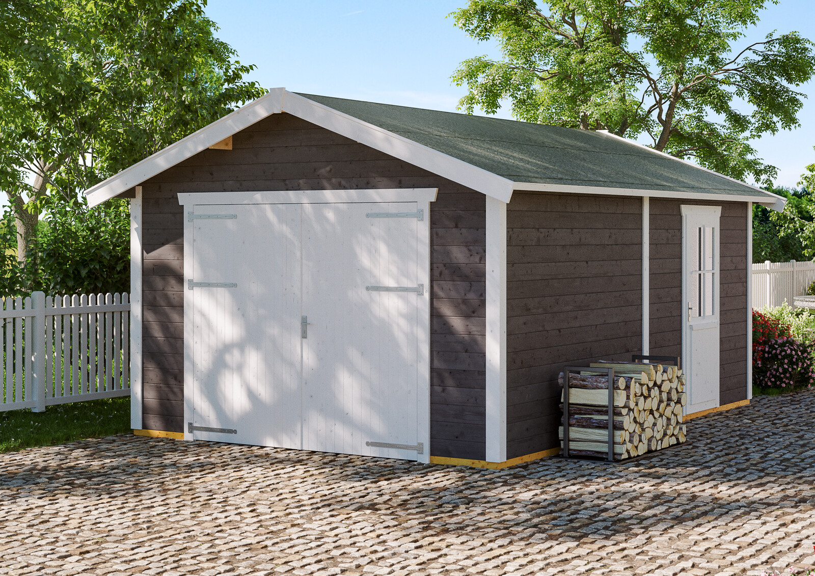 Holzgarage Varberg 1