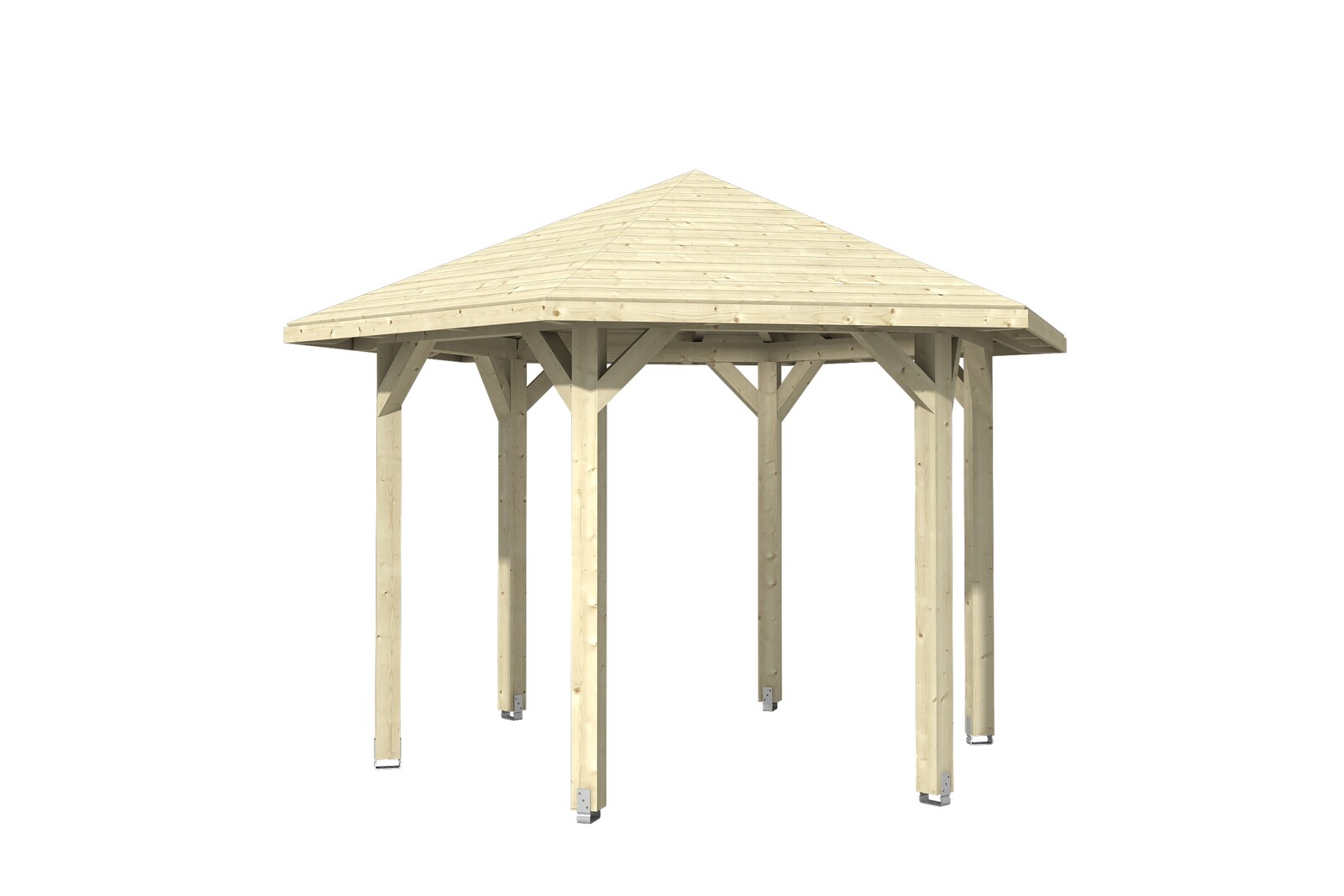 Pavillon Nancy 2, Leimholz, natur
