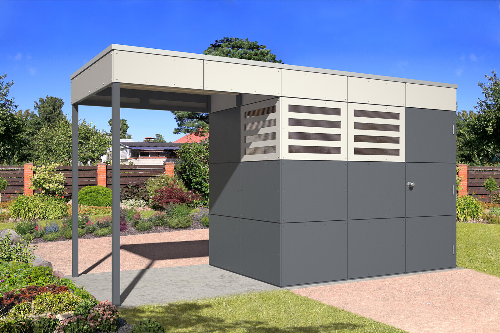 Auvent pour CrossCube 2, 168 x 169 cm, telegris