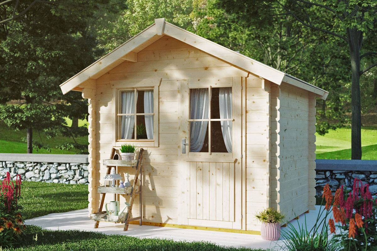 Gartenhaus Ibiza 250 x 200 cm, natur