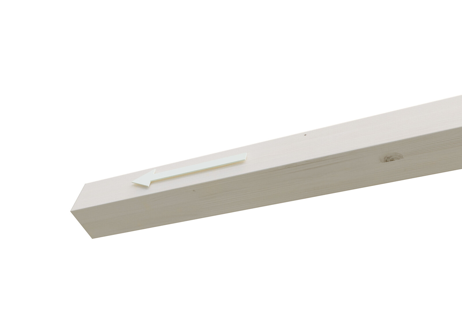 Pfostenverlängerung 12x12cm in lfm Leimholz,  natur