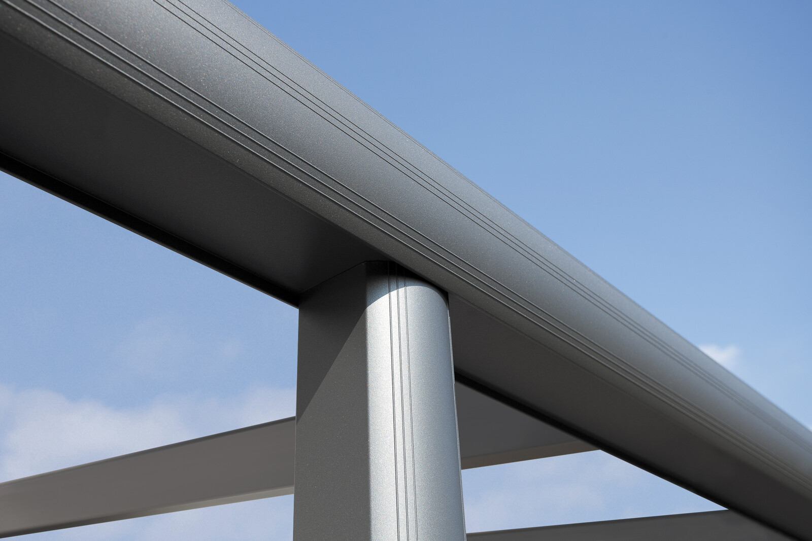 Terrassenüberdachung Monza 434 x 257 cm, Aluminium, anthrazit