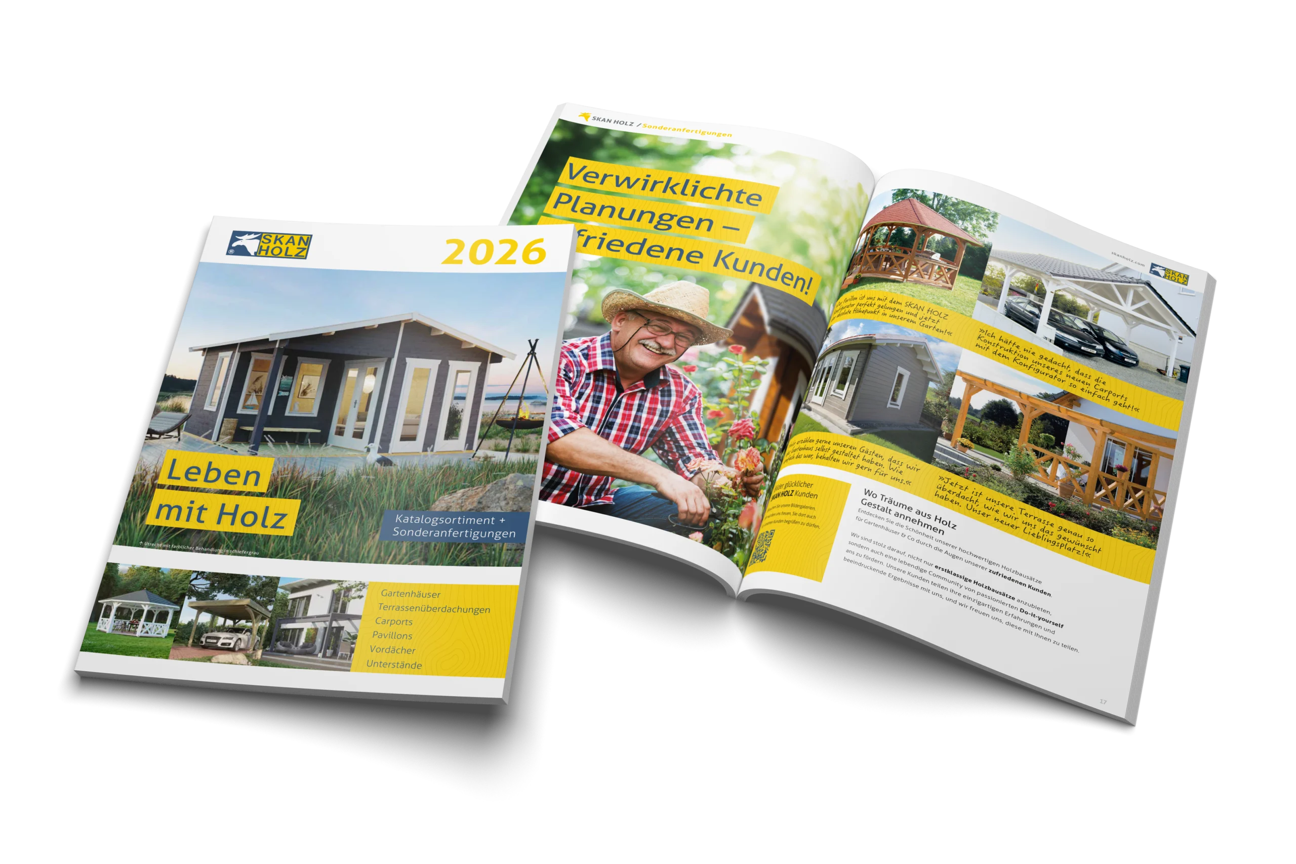Skan Holz Katalog 2025 Leben mit Holz