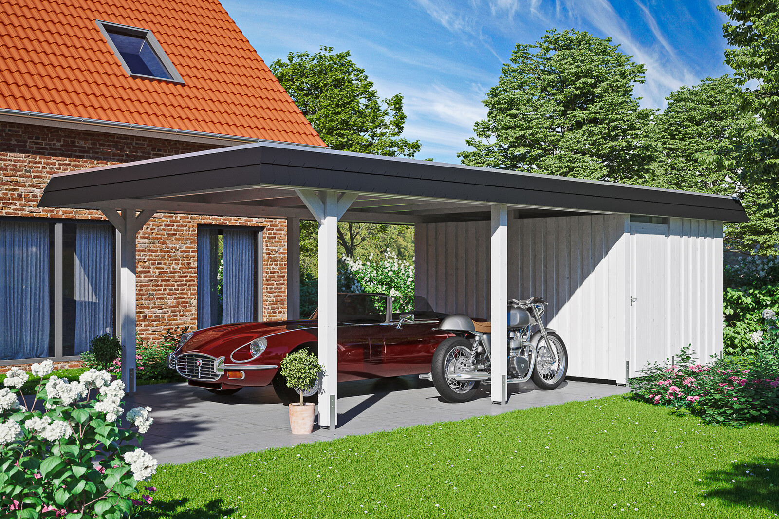 Carport Wendland met bergruimte