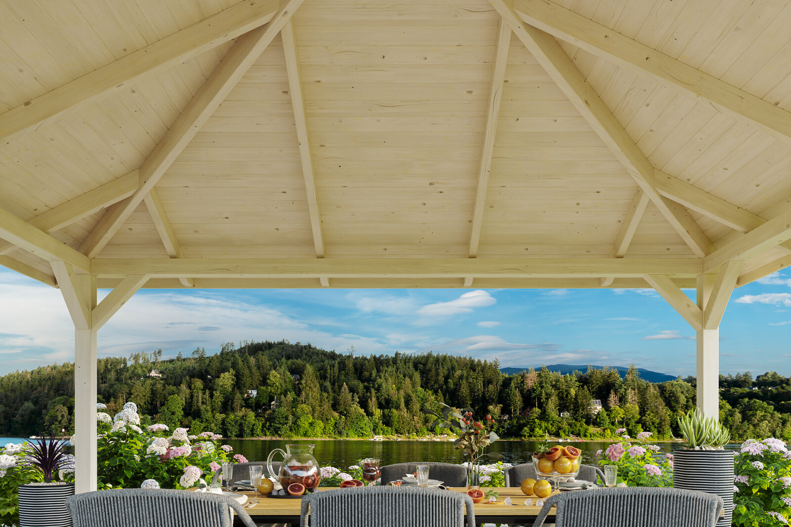 Pavillon Cannes 4, Leimholz, natur