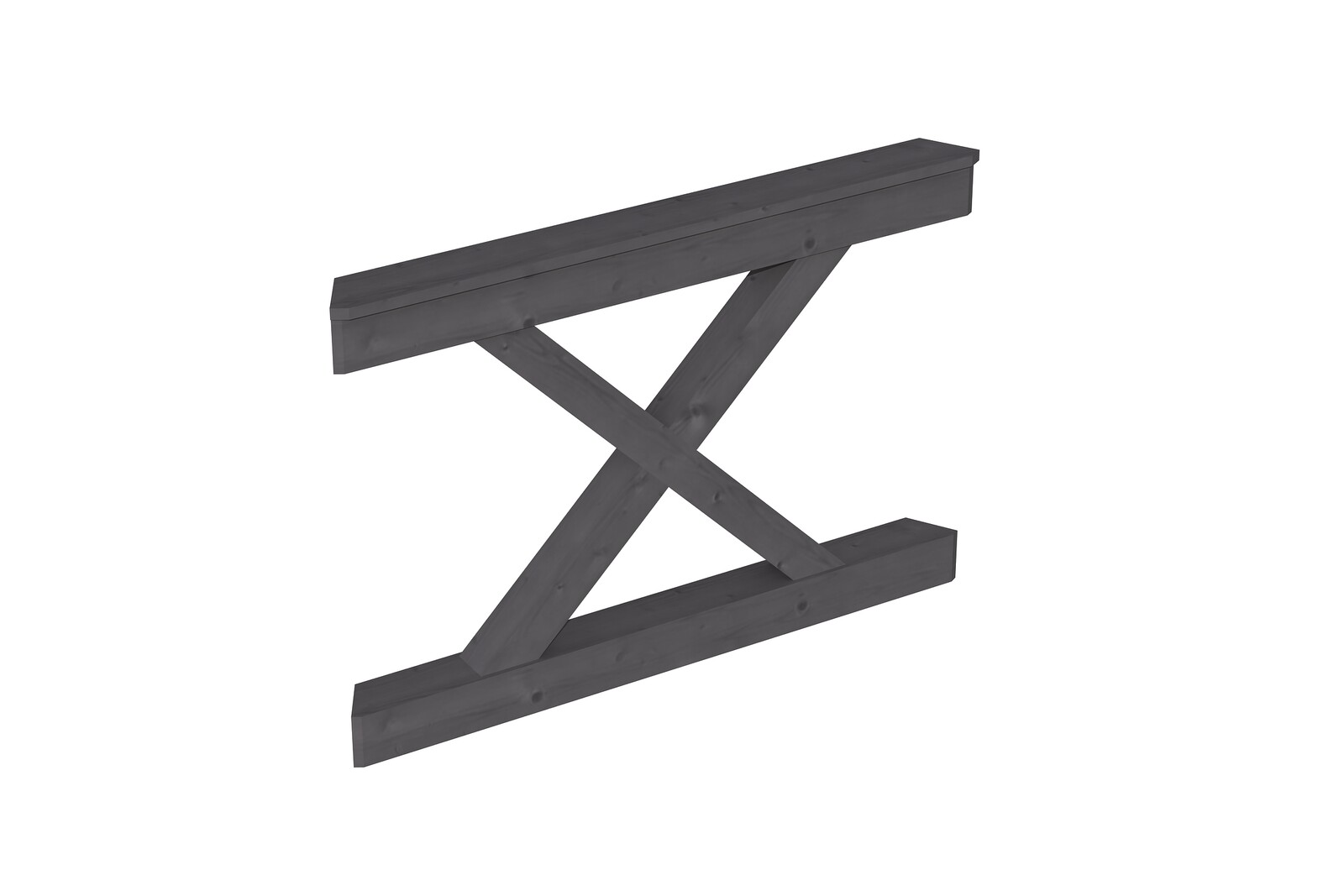 Pažení ondřejský kříž 120 x 84 cm, NANCY 1, lazura břidlicově šedá