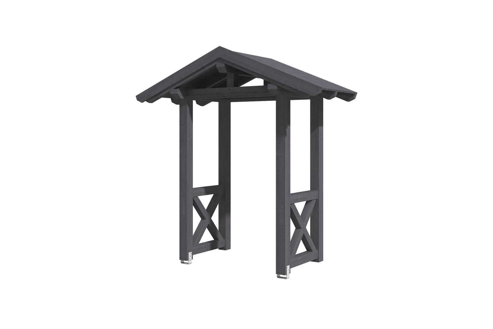 Vordach Siegen Typ 4, 247 x 116 cm, schiefergrau