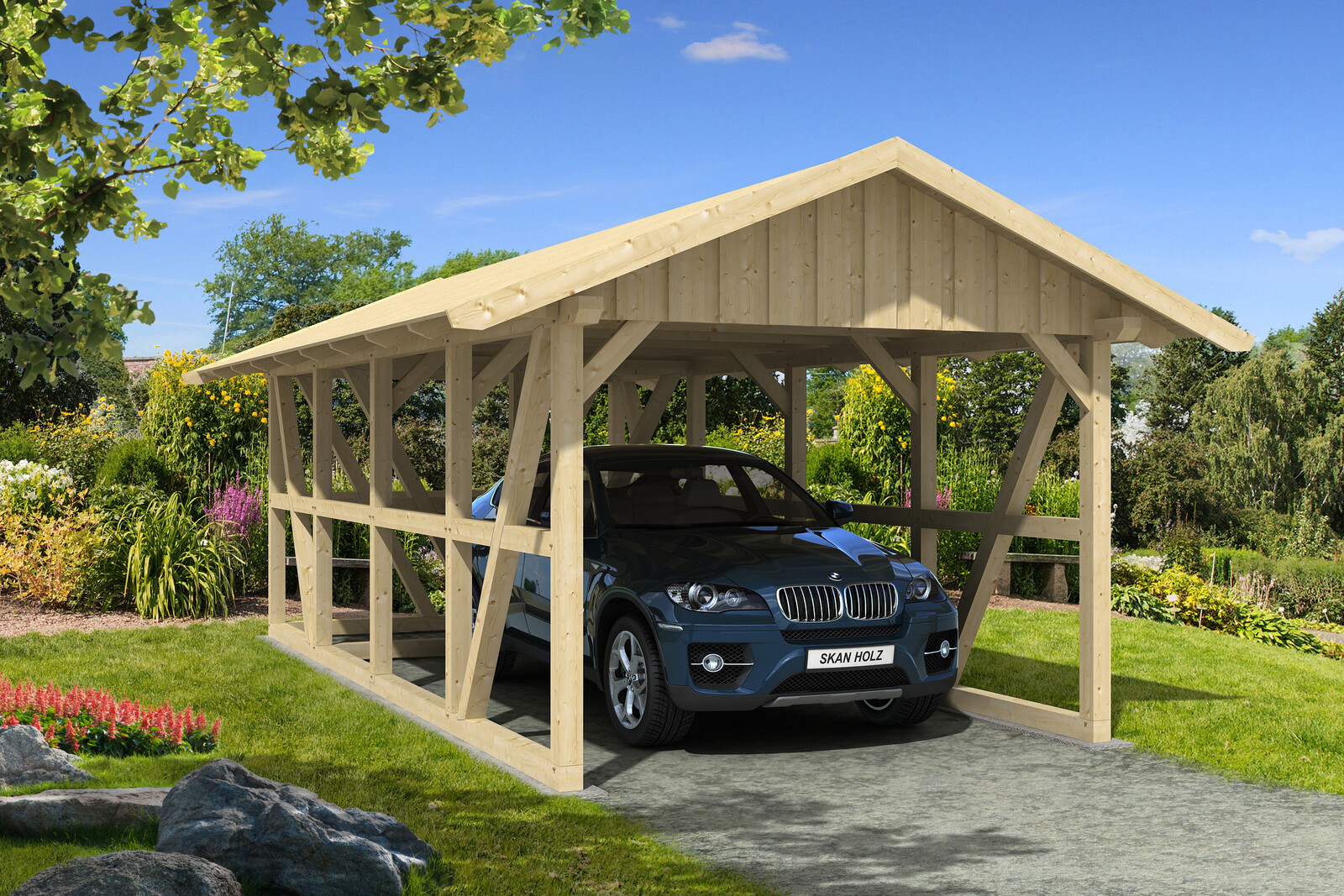 Carport SCHWARZWALD avec remise