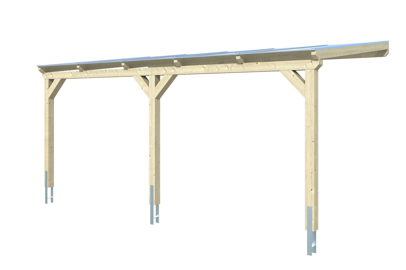 Carport Vogtland 300 x 541 cm, untreated