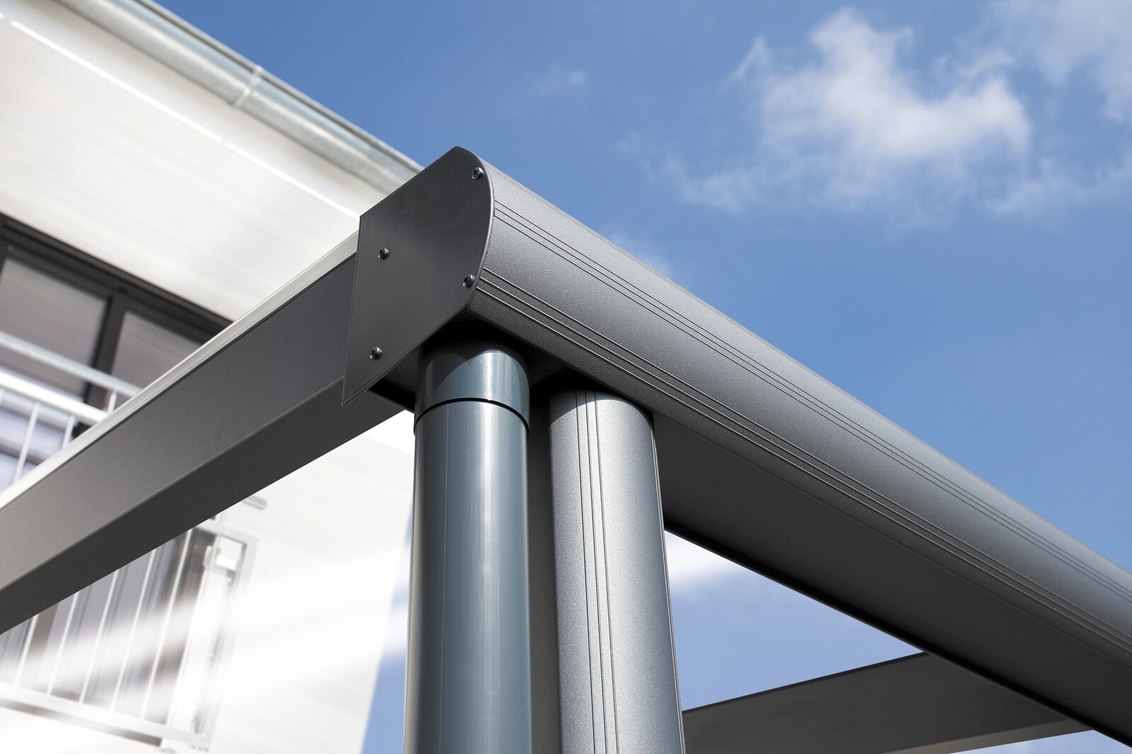 Terrassenüberdachung Modena 541 x 307 cm, Aluminium, anthrazit