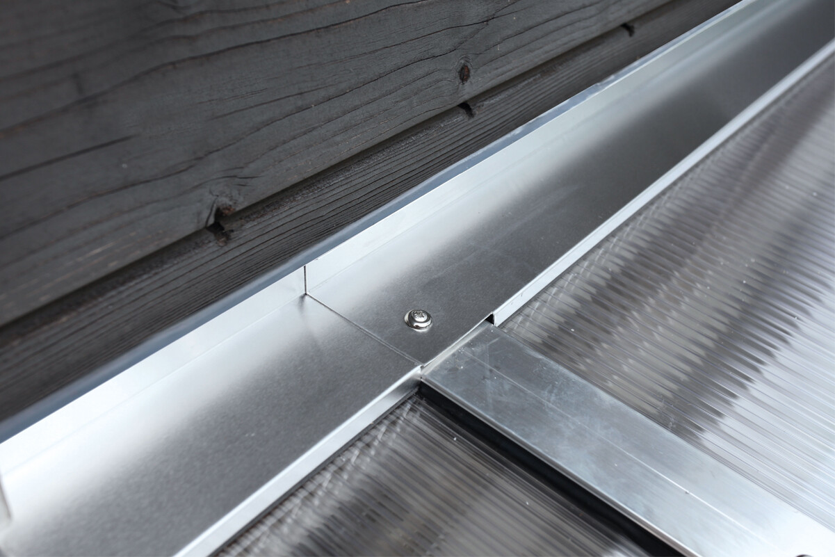 Wandanschlussprofil-Set für Terrassenüberdachungen 434 cm Breite