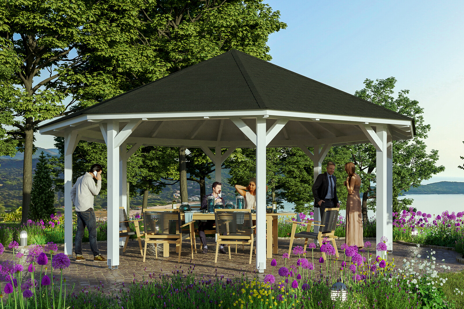 8hranný altán NICE