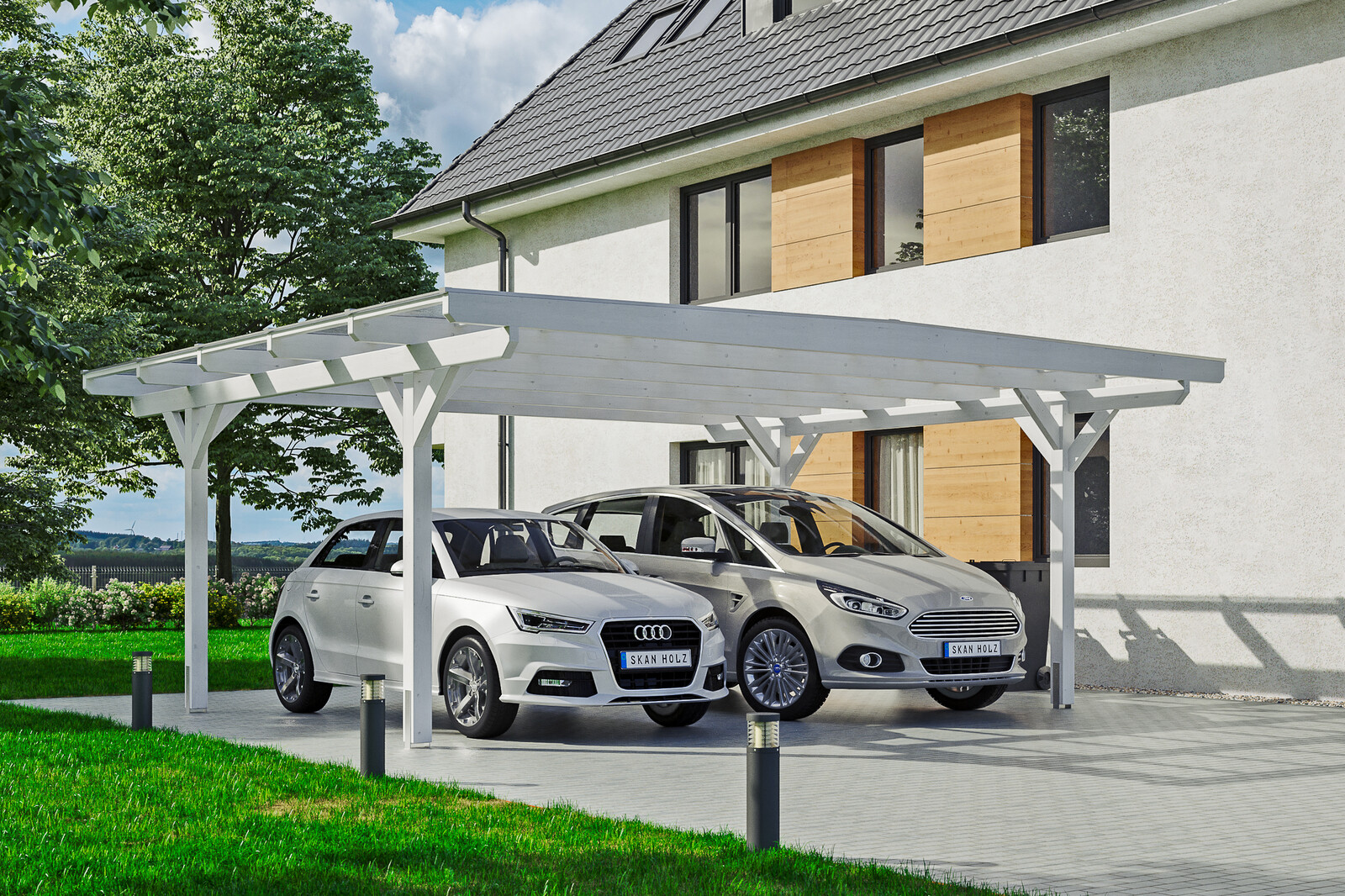 Doppelcarport Odenwald