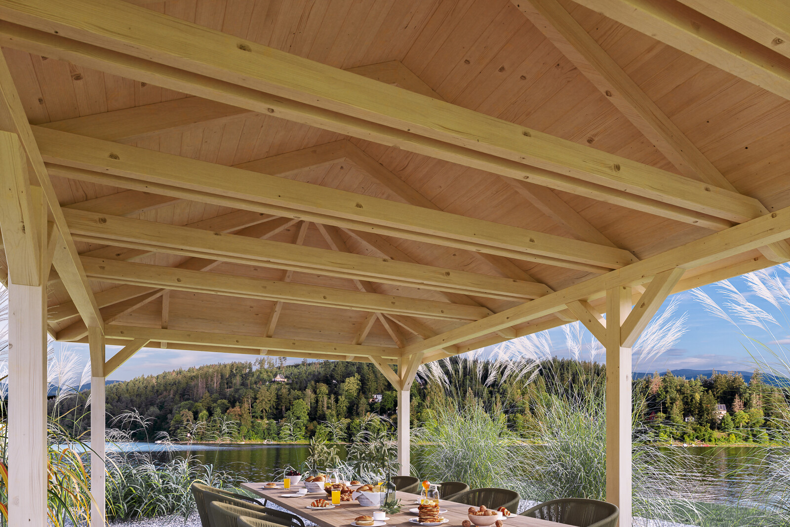 4hranný altán ORLEANS 3, 504 x 916 cm, barevně neošetřeno