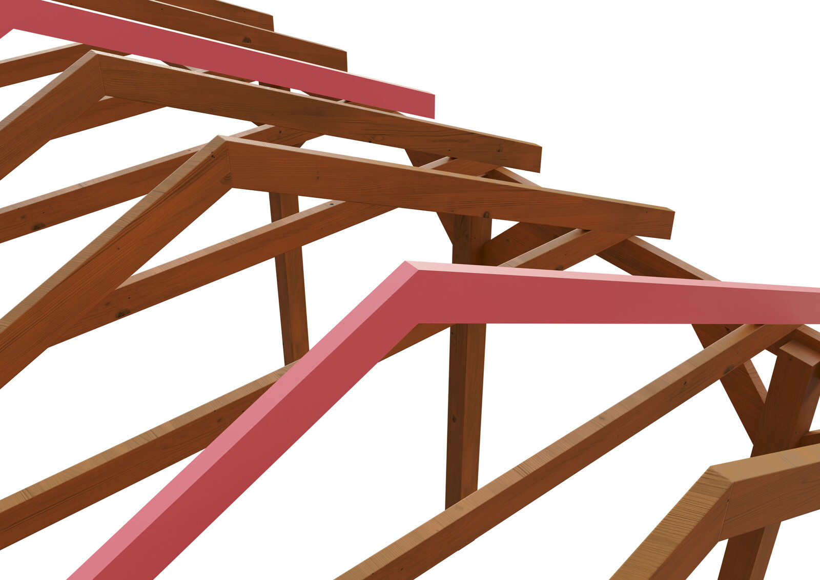 Schneelasterhöhung auf sk=1.90kN/m² für Carport,  nussbaum