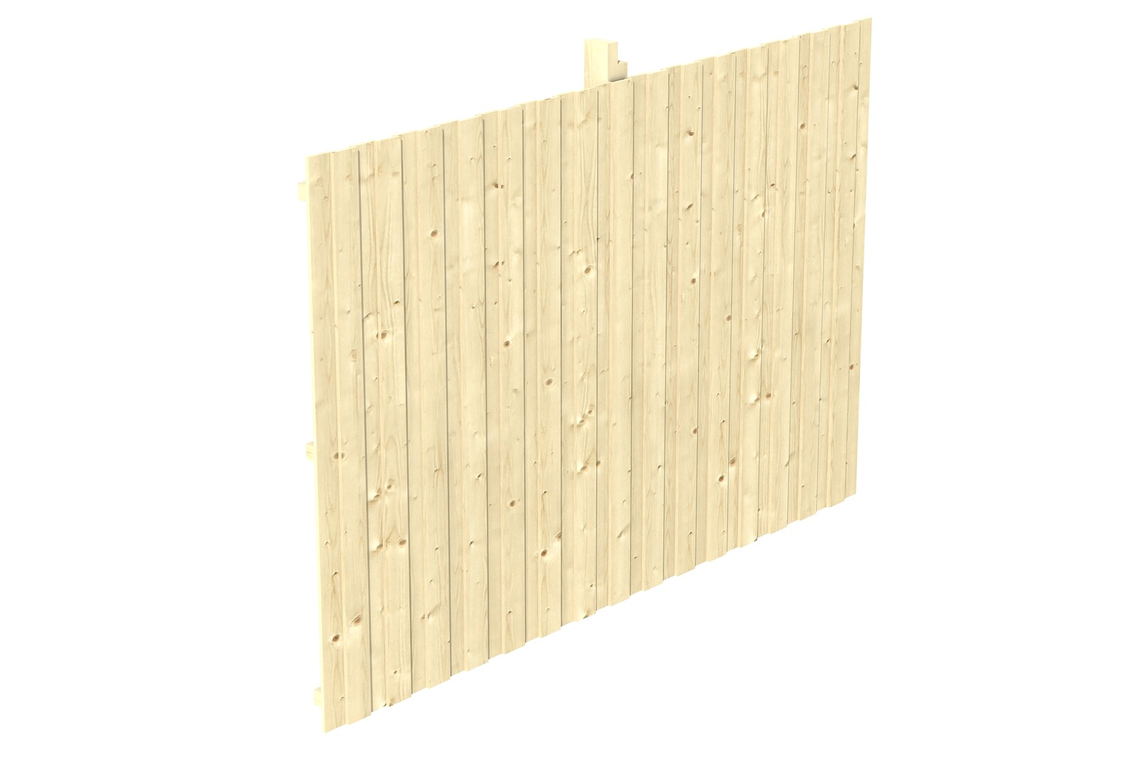 Backwall for glulam carports 341 x 220 cm, spruce, untreated
