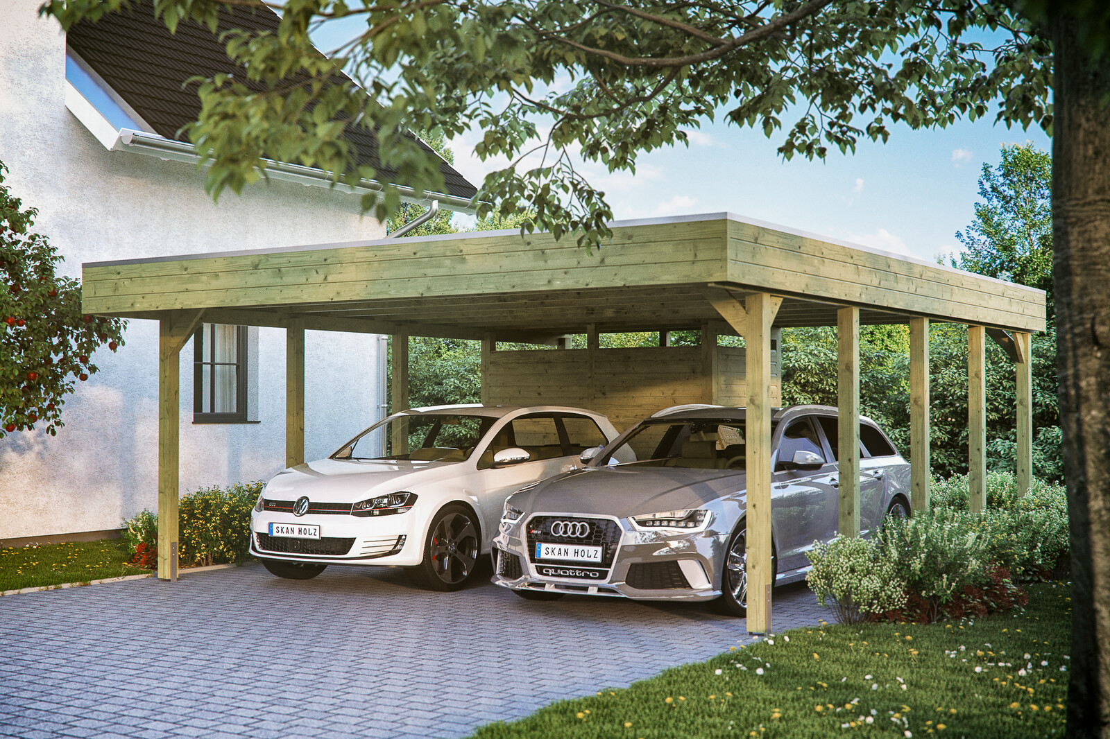 Carport Friesland Set 4